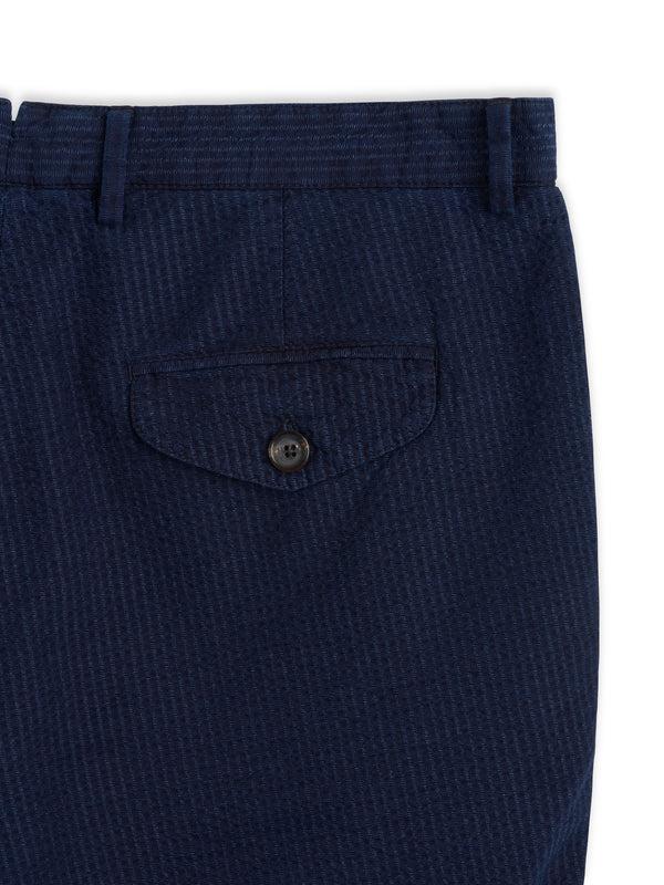 Oliver Spencer Fishtail Trousers Bateman Indigo