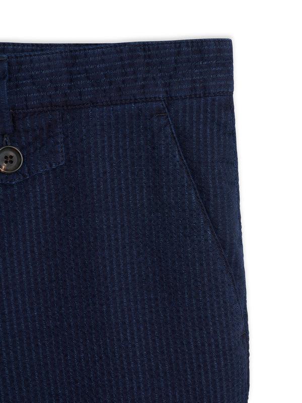 Oliver Spencer Fishtail Trousers Bateman Indigo