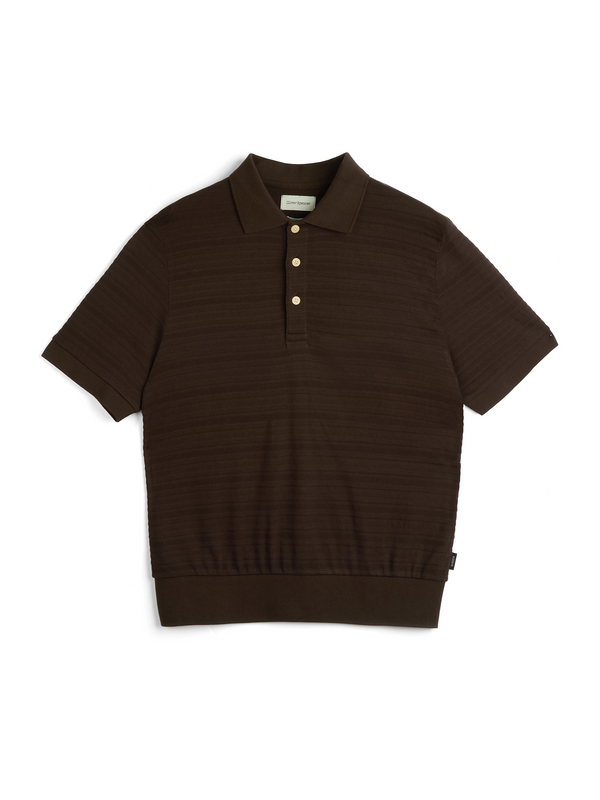 oliver spencer Glendale Polo Shirt Dornie Brown