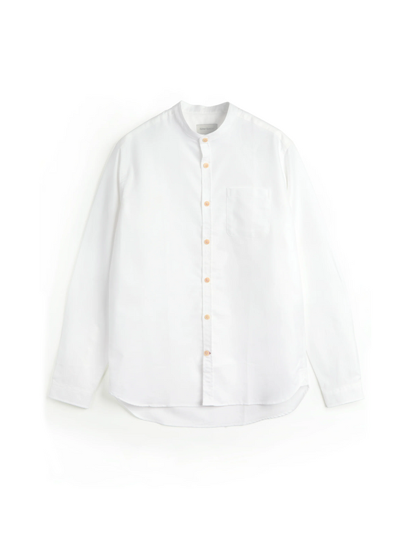 oliver spencer Grandad Shirt Brecon White
