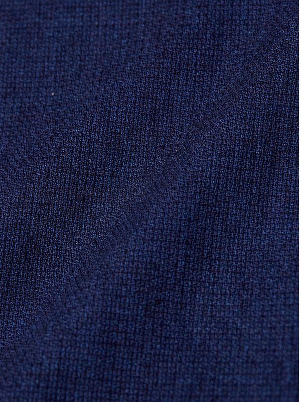 Oliver Spencer Grandad Shirt Kildale Indigo Rinse