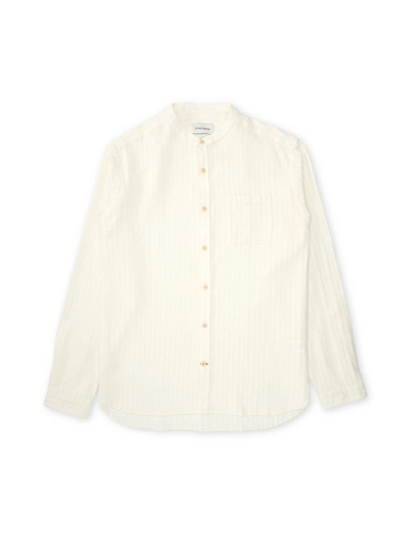 oliver spencer Grandad Shirt Sampson Cream