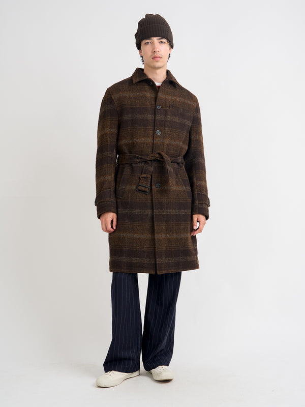 Oliver Spencer Grandpa Coat Staunton Brown
