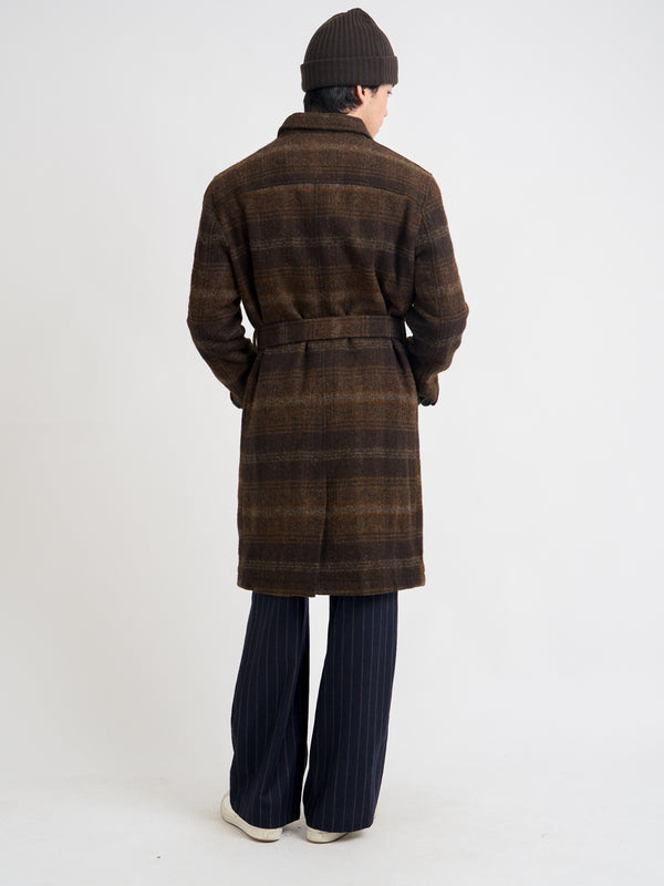 Oliver Spencer Grandpa Coat Staunton Brown