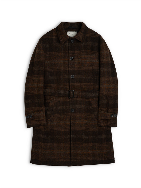 oliver spencer Grandpa Coat Staunton Brown