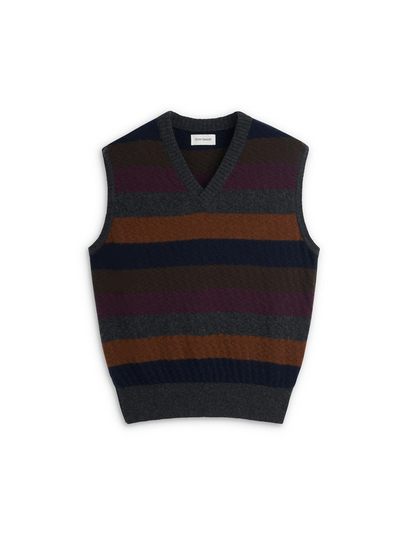 oliver spencer Graves V Neck Vest Jarvis Multi