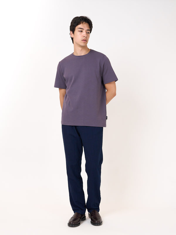 Oliver Spencer Heavy T-Shirt Tavistock Aubergine