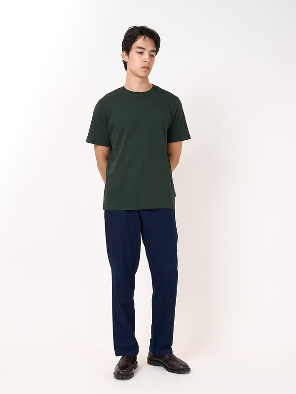Oliver Spencer Heavy T-Shirt Tavistock Dark Green