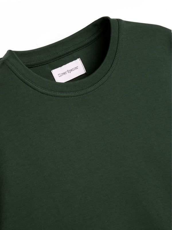 Oliver Spencer Heavy T-Shirt Tavistock Dark Green