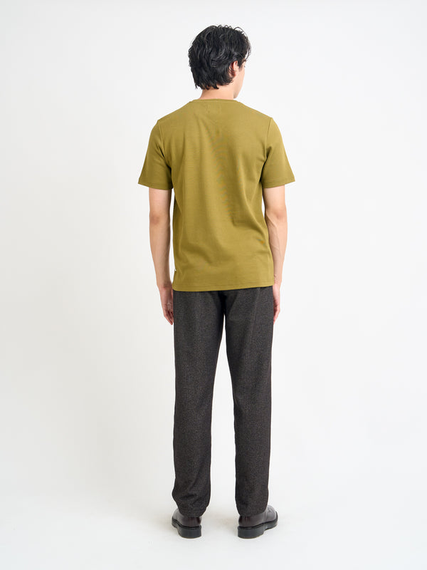 Oliver Spencer Heavy T-Shirt Tavistock Olive Green