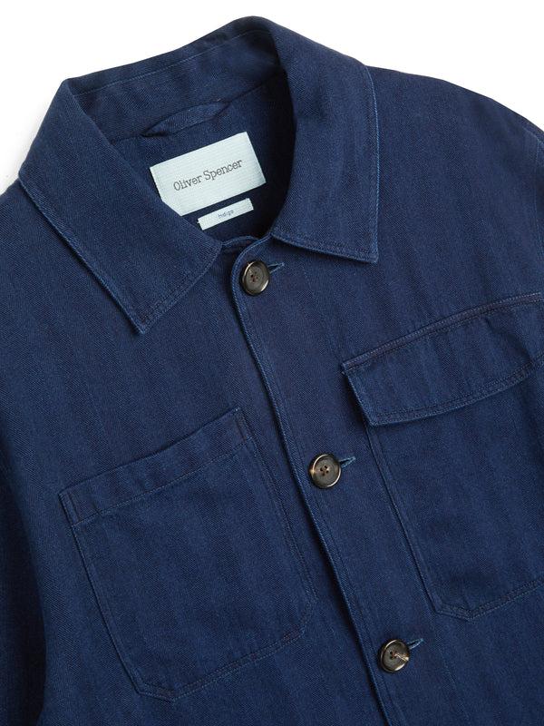 Oliver Spencer Hythe Jacket Faye Indigo Blue