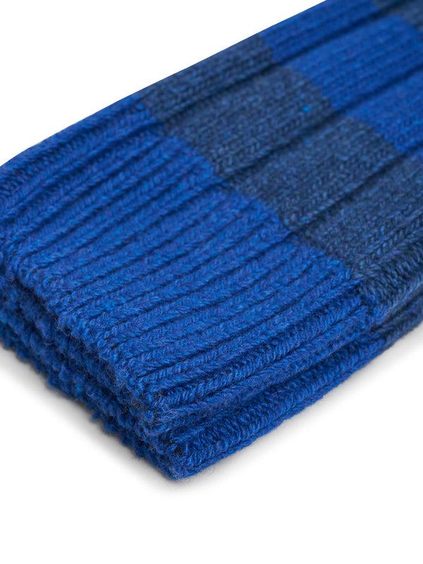 Oliver Spencer Kenton Socks Glen Blue/Cobalt Blue