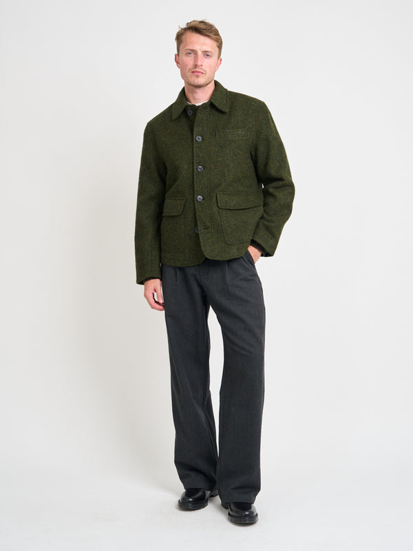 Oliver Spencer Lambeth Jacket Morgan Green
