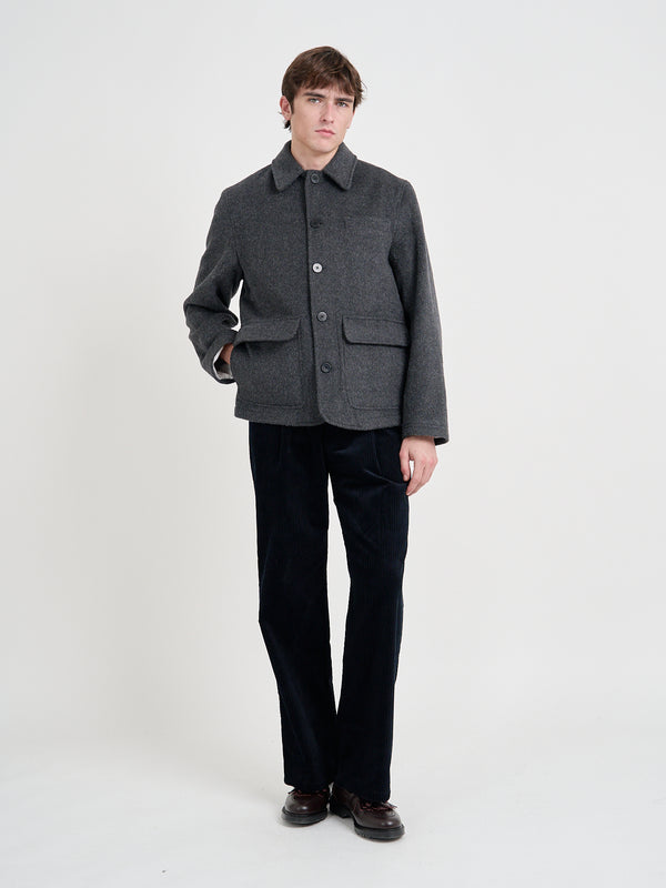 Oliver Spencer Lambeth Jacket Regent Charcoal