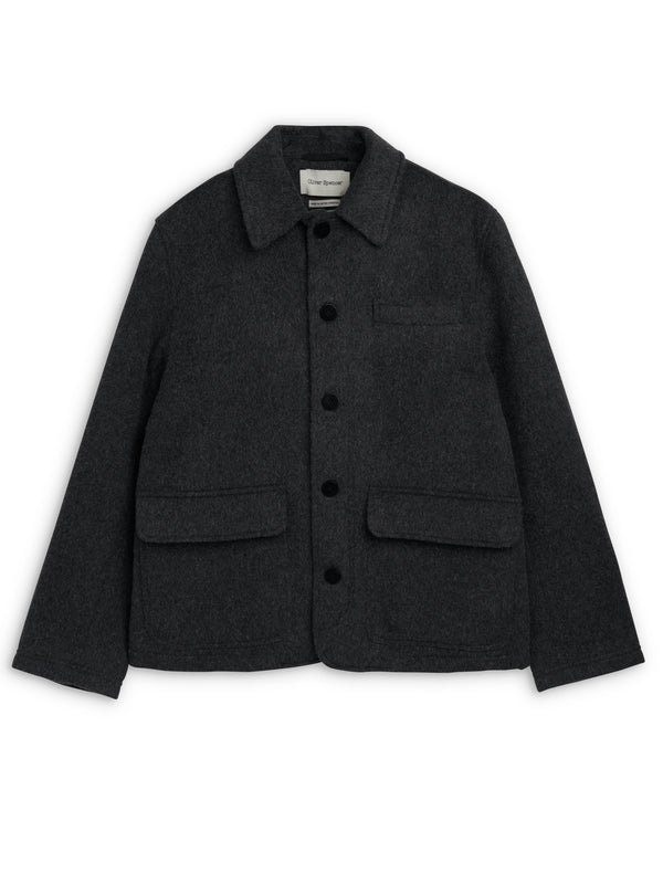 oliver spencer Lambeth Jacket Regent Charcoal