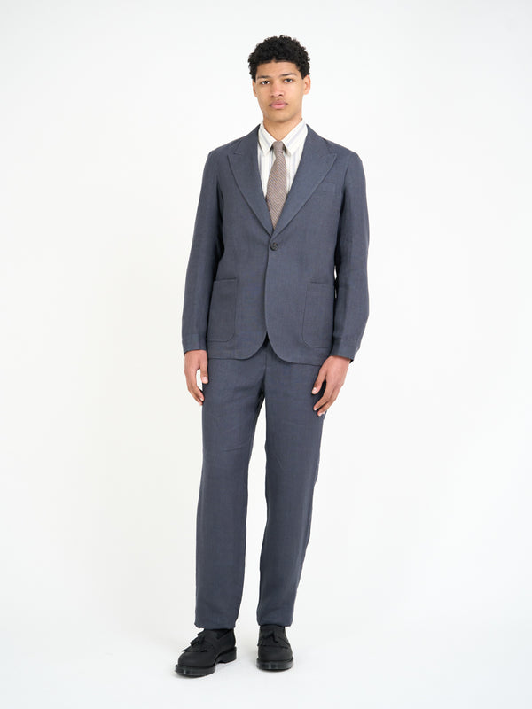 Oliver Spencer Laurel Jacket Bleeker Gunmetal Grey