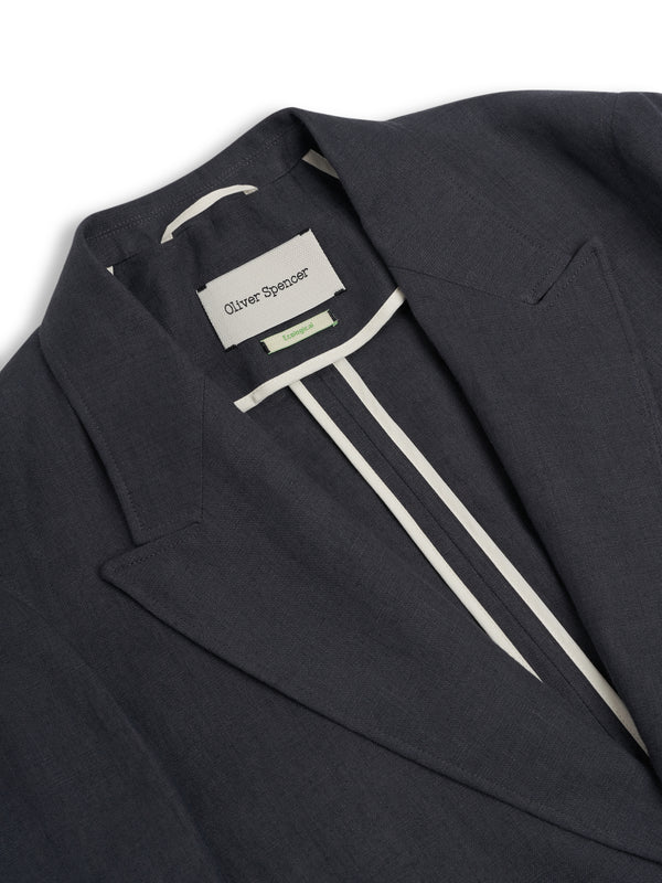 Oliver Spencer Laurel Jacket Bleeker Gunmetal Grey