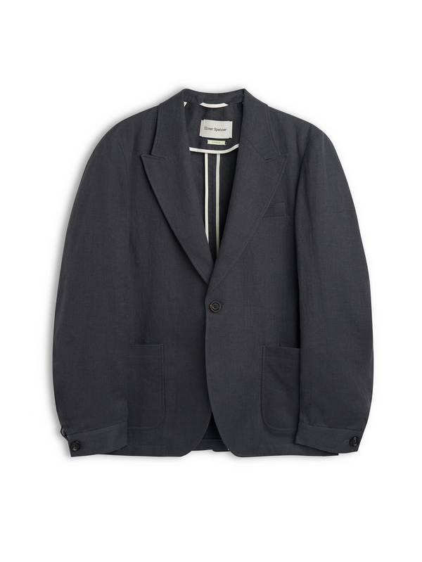 oliver spencer Laurel Jacket Bleeker Gunmetal Grey