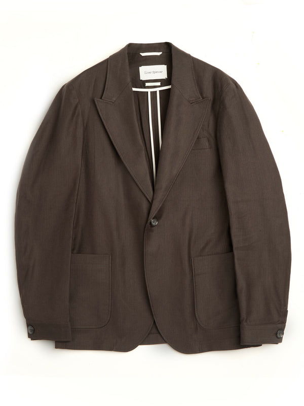 oliver spencer Laurel Jacket Eastman Brown