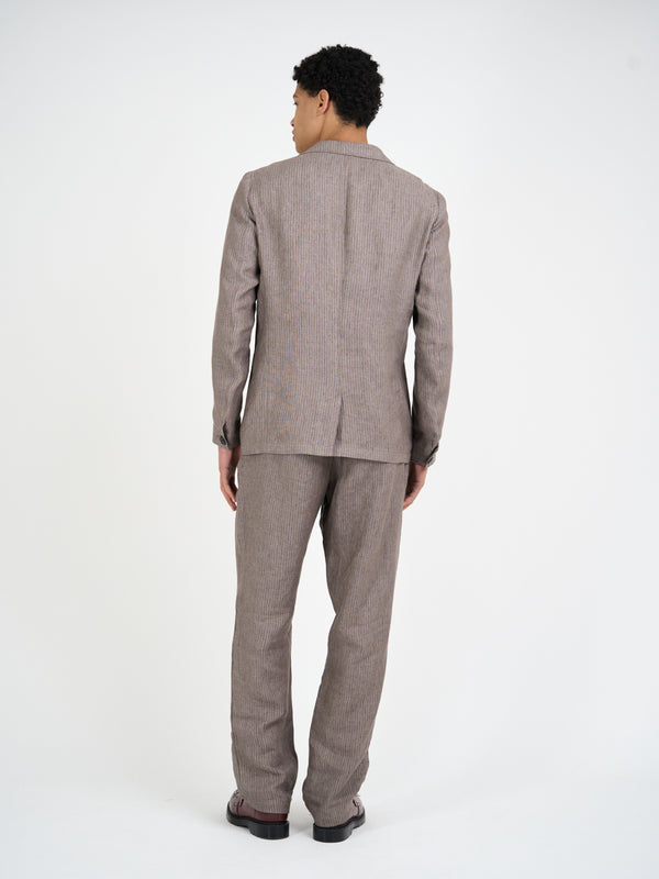 Oliver Spencer Laurel Jacket Wilkins Brown/Pink