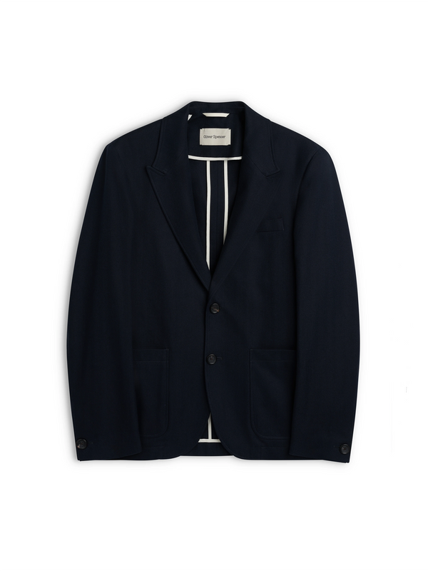 oliver spencer Mansfield Jacket Stockbridge Navy