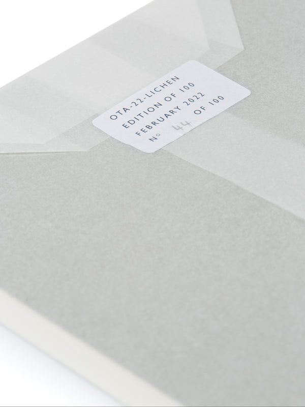 Oliver Spencer Mark + Fold Lichen Lined Notebook
