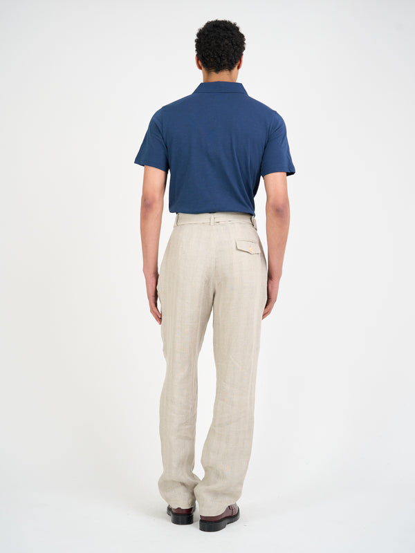 Oliver Spencer Mersey Polo Shirt Hawley Blue