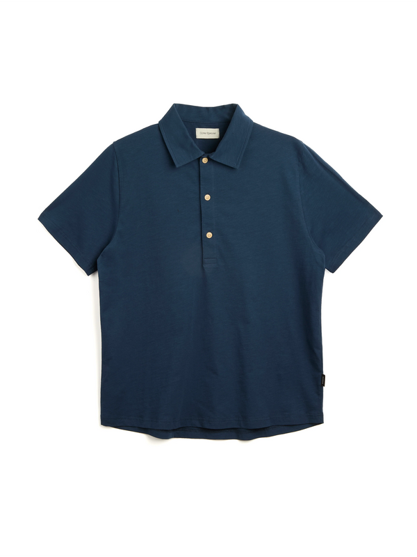 oliver spencer Mersey Polo Shirt Hawley Blue