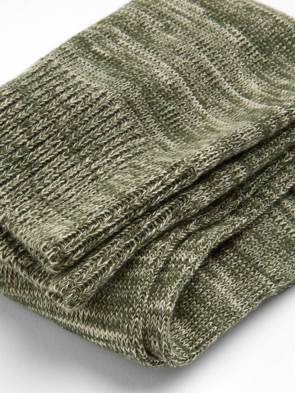 Oliver Spencer Miller Socks Dodd Green/Cream