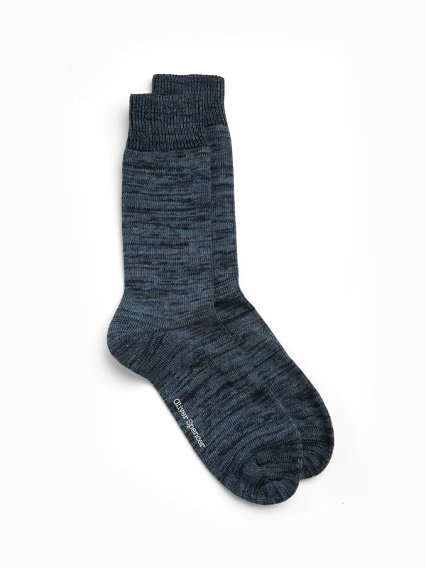 oliver spencer Miller Socks Dodd Navy/Blue