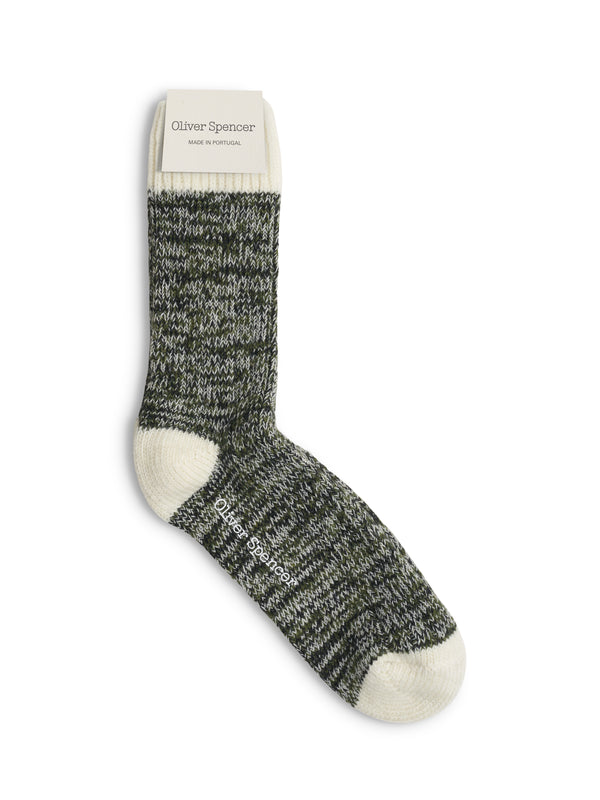 oliver spencer Miura Socks Junko Green