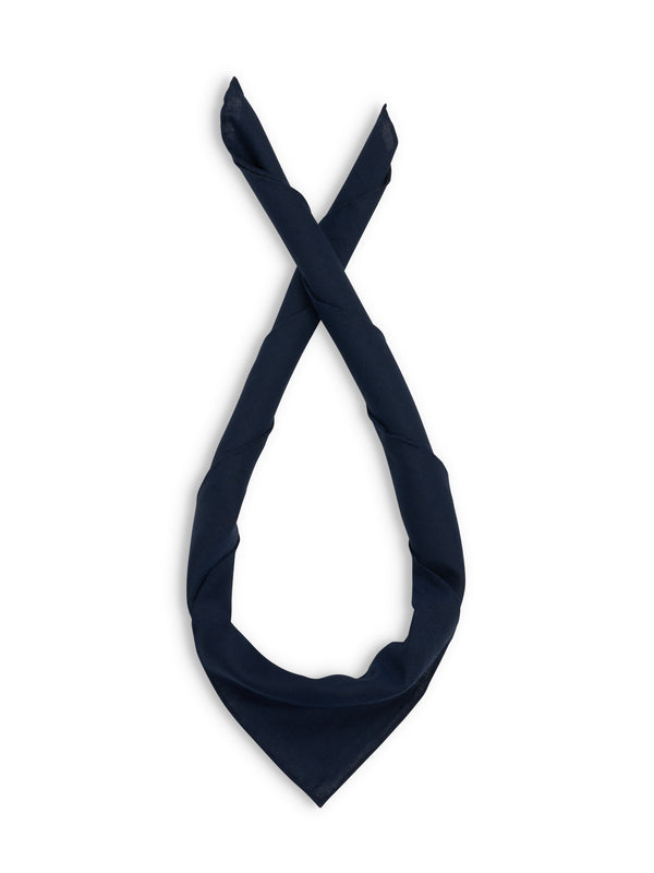 oliver spencer Neckerchief Linton Ink Blue