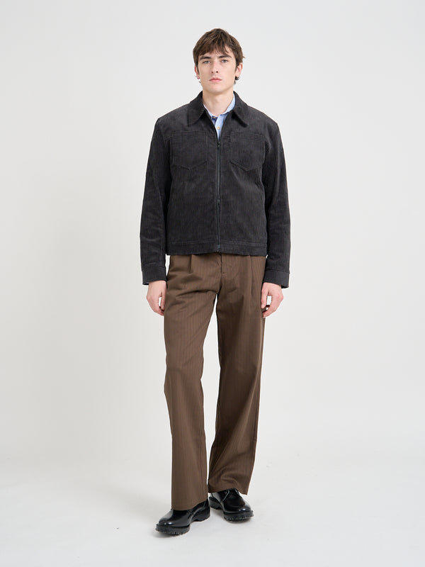 Oliver Spencer Norton Jacket Deakin Cord Grey