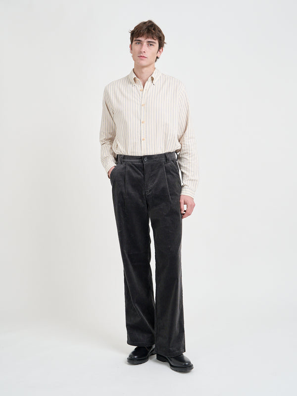 Oliver Spencer Orsman Trousers Deakin Cord Grey