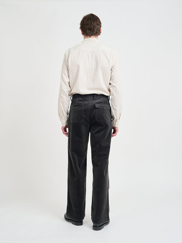 Oliver Spencer Orsman Trousers Deakin Cord Grey