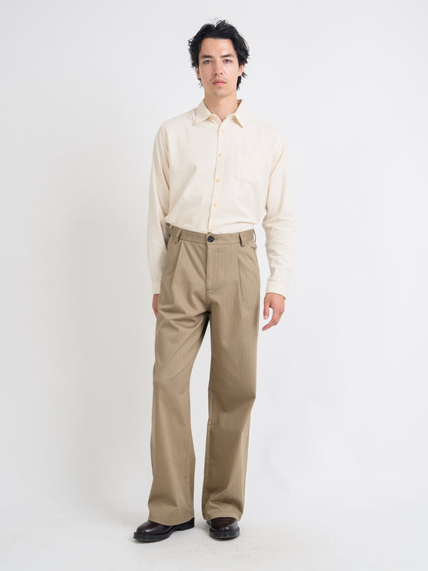 Oliver Spencer Orsman Trousers Faulkes Beige