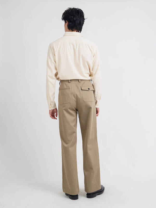 Oliver Spencer Orsman Trousers Faulkes Beige