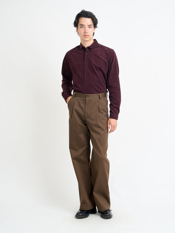 Oliver Spencer Orsman Trousers Faulkes Brown