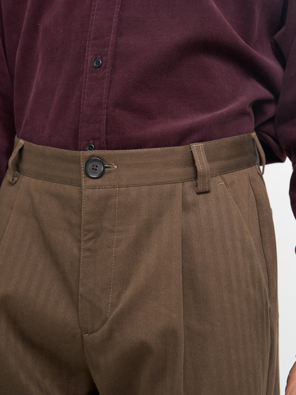 Oliver Spencer Orsman Trousers Faulkes Brown