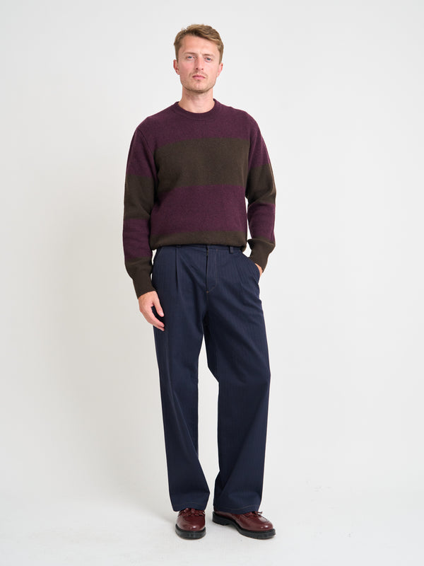 Oliver Spencer Orsman Trousers Faulkes Navy