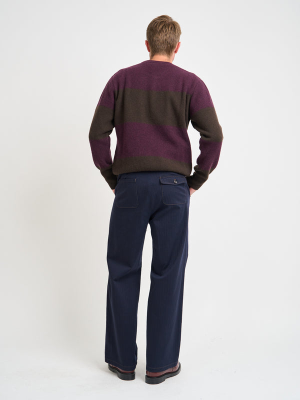 Oliver Spencer Orsman Trousers Faulkes Navy