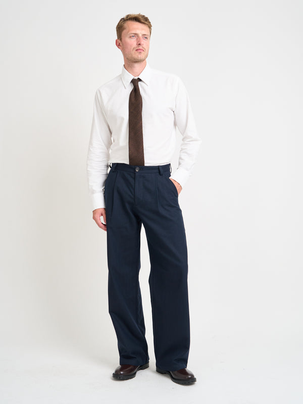 Oliver Spencer Orsman Trousers Stockbridge Navy