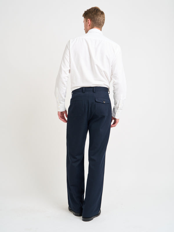 Oliver Spencer Orsman Trousers Stockbridge Navy