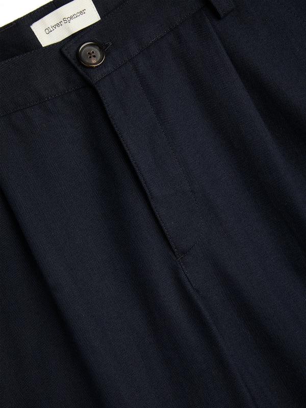 Oliver Spencer Orsman Trousers Stockbridge Navy