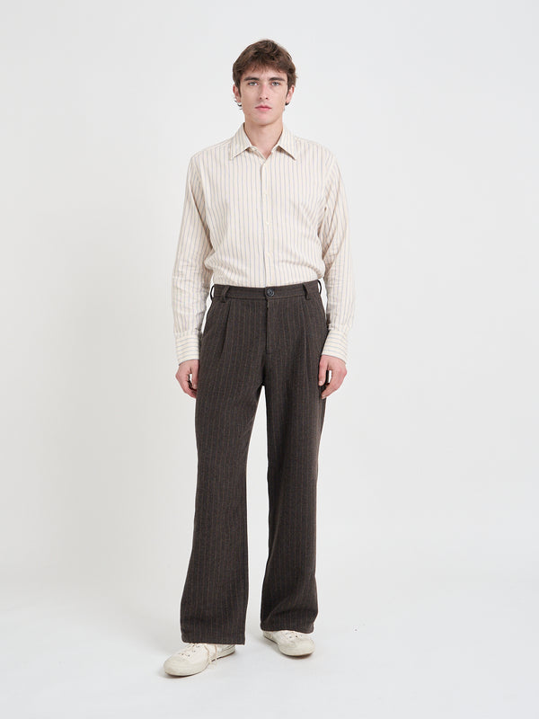 Oliver Spencer Orsman Trousers Taplin Brown