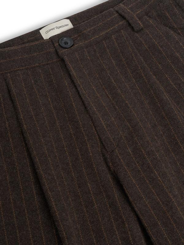 Oliver Spencer Orsman Trousers Taplin Brown