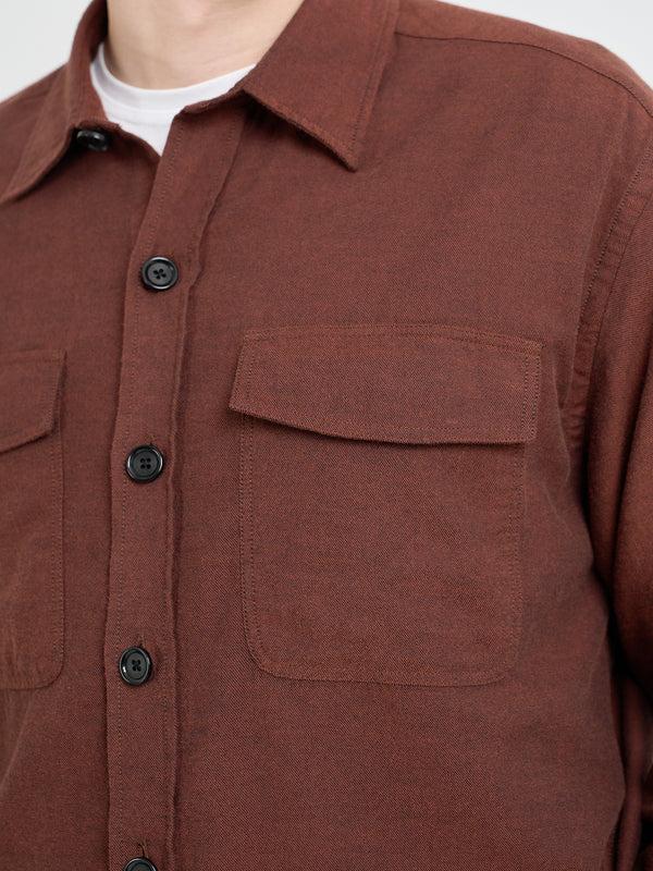 Oliver Spencer Penryn Overshirt Banfield Rust