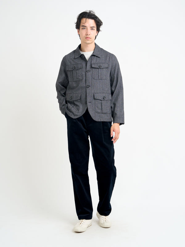 Oliver Spencer Shawcross Jacket Jarman Charcoal