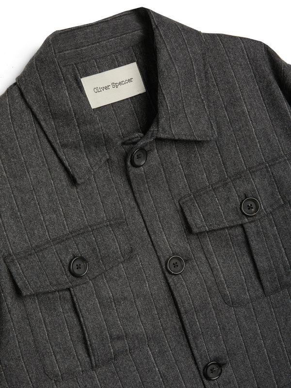 Oliver Spencer Shawcross Jacket Jarman Charcoal
