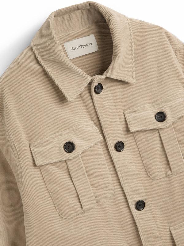 Oliver Spencer Shawcross Jacket Sibley Cord Beige